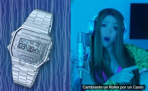 hai cambiato un rolex con un casio|shakira cambio de rolex.